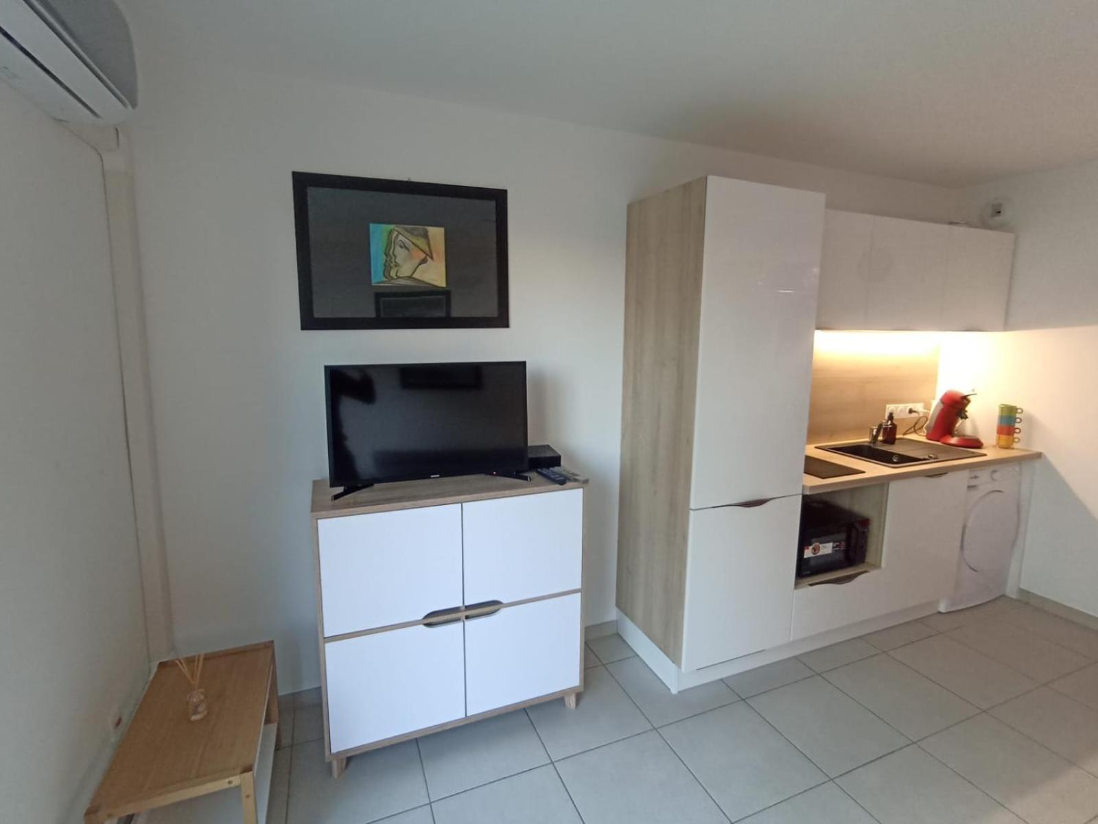 Studio Avec Parking Prive, Piscine Plage 300M Antibes Extérieur photo
